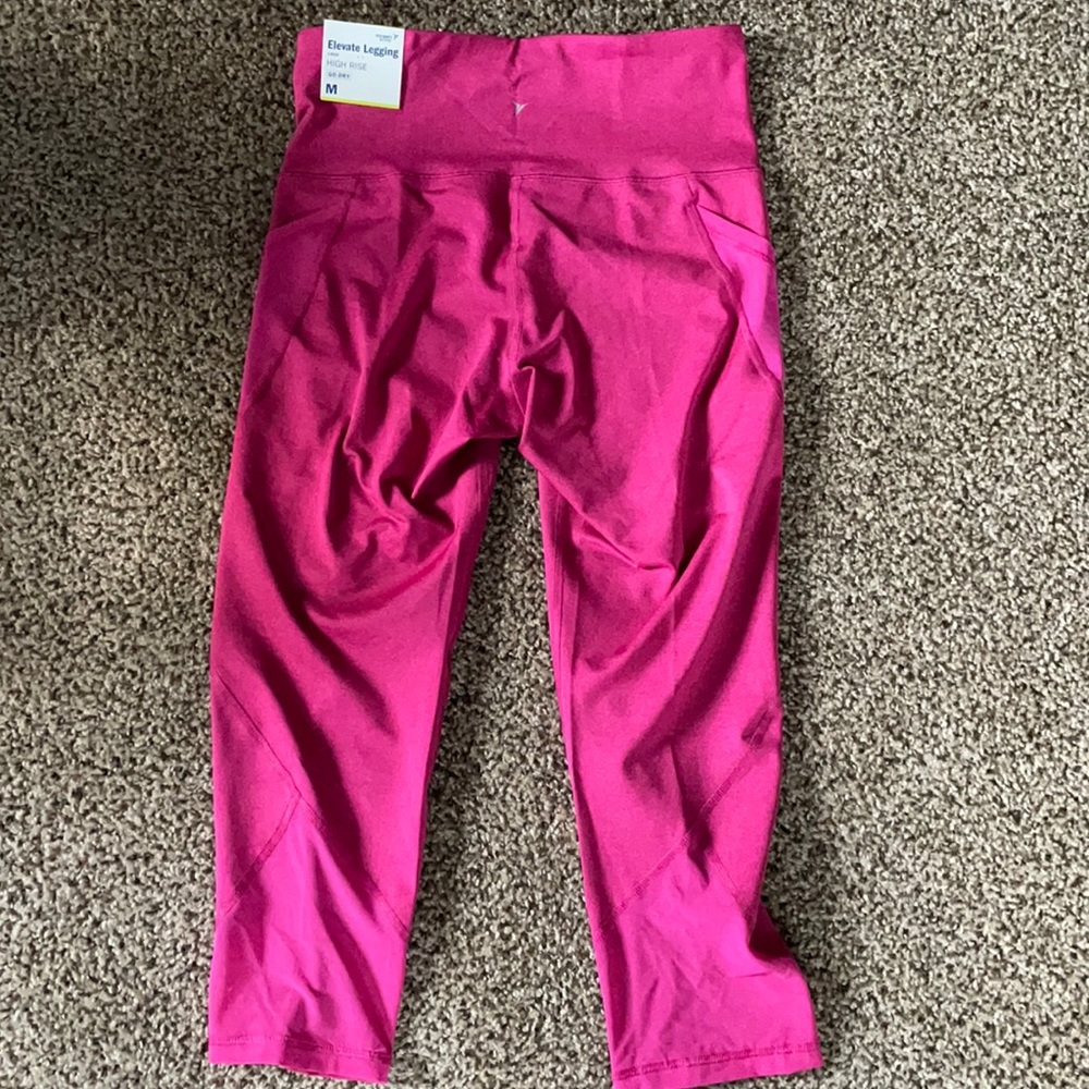 Old Navy cropped leggings high rise